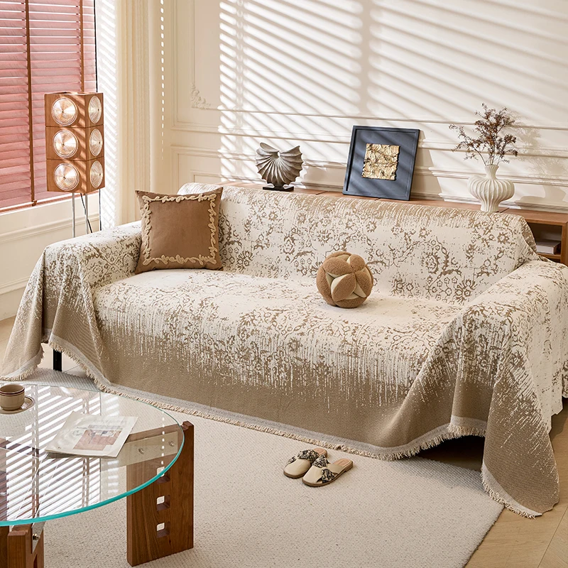 Chenier High-End-Sofabezug, universell für alle Jahreszeiten, kratzfest, Sofa-Handtuch, staubdicht, vollständiger Bezug, Decke, schmutzabweisend