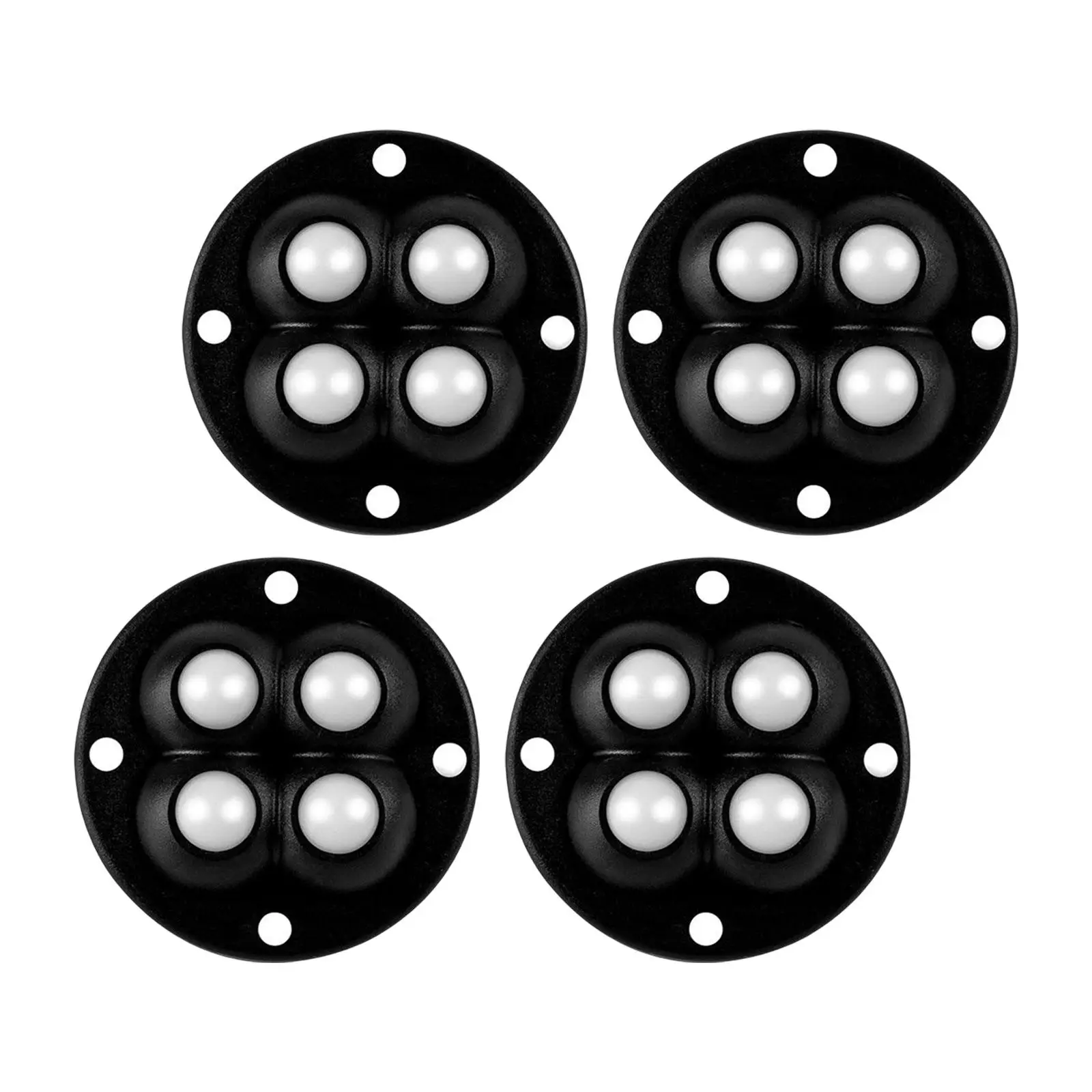 4 Pieces Castor Roller Rotatable Caster Wheels Swivel Caster for Storage Box