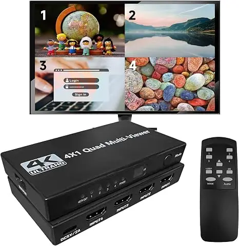 4k-hdmi-multiviewer-4x1-1080p@60hz-hdmi-quad-multi-viewer-4-in-1-out-switch-9-display-modes-with-remote-for-pc-tv-monitor-camera
