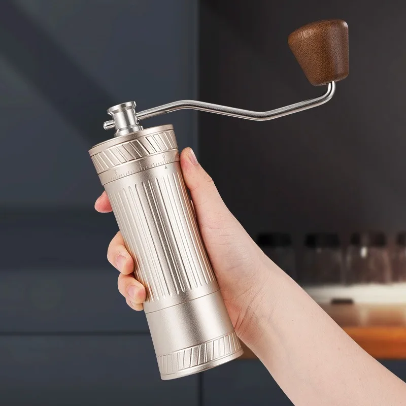 

Upgrade Manual Coffee Grinder CNC Professional Stainless Steel Adjustable Manual Burr Coffee Bean Grinding machine 25g Capacity