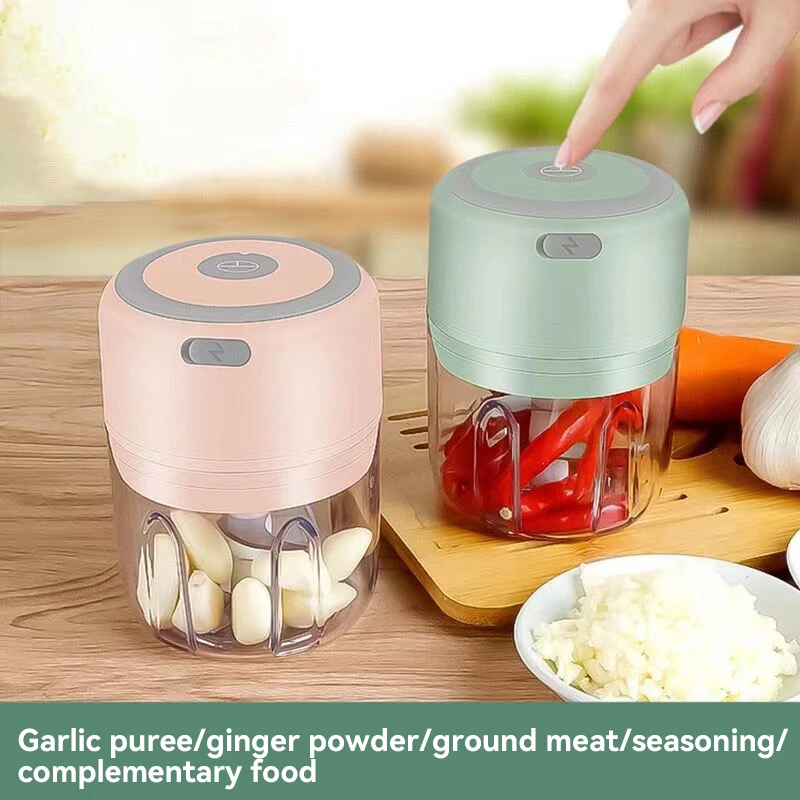 

Mini Electric Garlic Masher Durable Mini Sturdy Crusher Chopper Usb Charging Smart Electric Vegetable Chopper Kitchen Tool