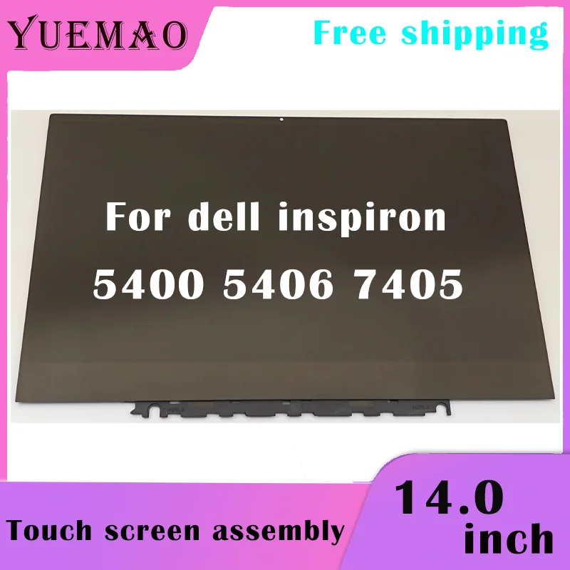 

For Dell Inspiron 5400 5406 7405 2-in-1 P126G P126G001 P126G002 14" 1080p LCD Touch Screen Replacement Assembly Laptop Display