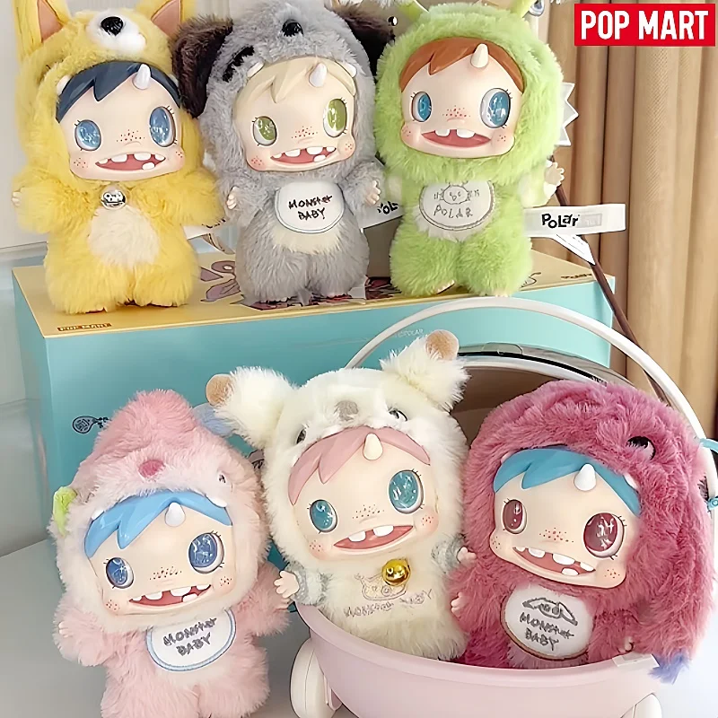 

Pop Mart натуральная детская серия Polar-Monster, плюшевая подвеска, версия 1, глухая коробка, милая сумка, декор, брелок, кукла, загадочная коробка, Рождественский подарок