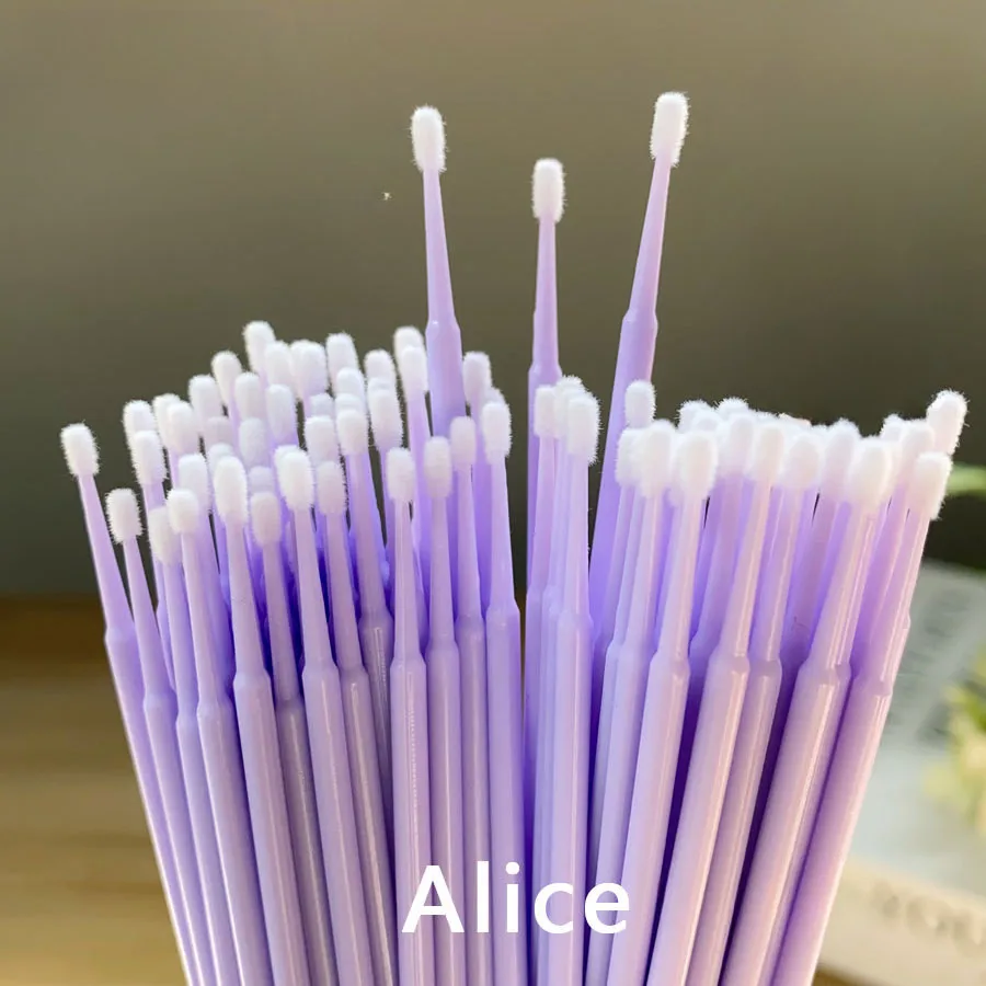 

100 Pcs/pack Double-Ended Cotton Swabs Fine Pointed Tips Makeup Cotton Swab for Nail Art Makeup Eyeliner Correction Beauty Tools