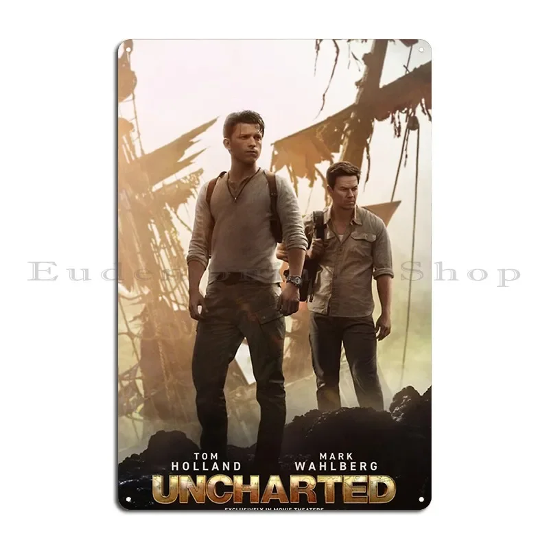 Uncharted 2 Metal Plaque Poster Pub Plates Customized Cinema Garage Club Tin Sign Poster