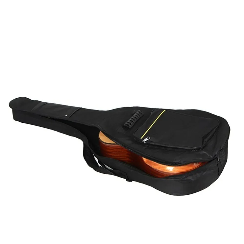 41\'\'// Waterproof Guitar Case Double Strap Padded Black Guitar Case Backpack Shoulder Strap Instruments Classical Guitar Bag