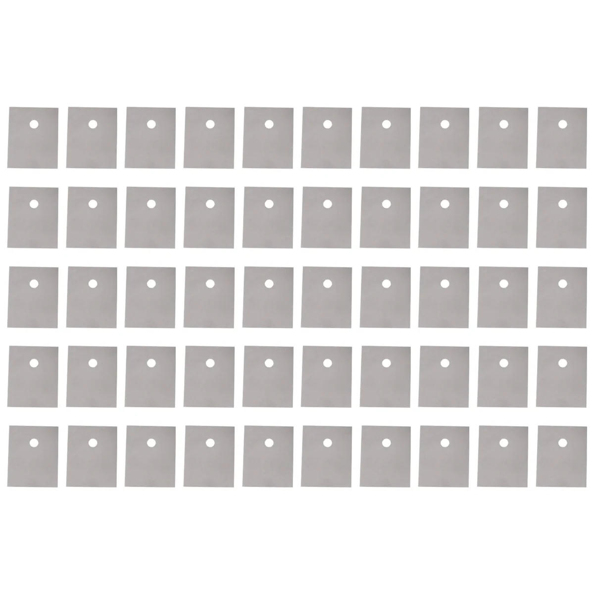 CMCN TO-247 lembar insulasi isolator silikon Transistor 26mm x 20mm 50 buah