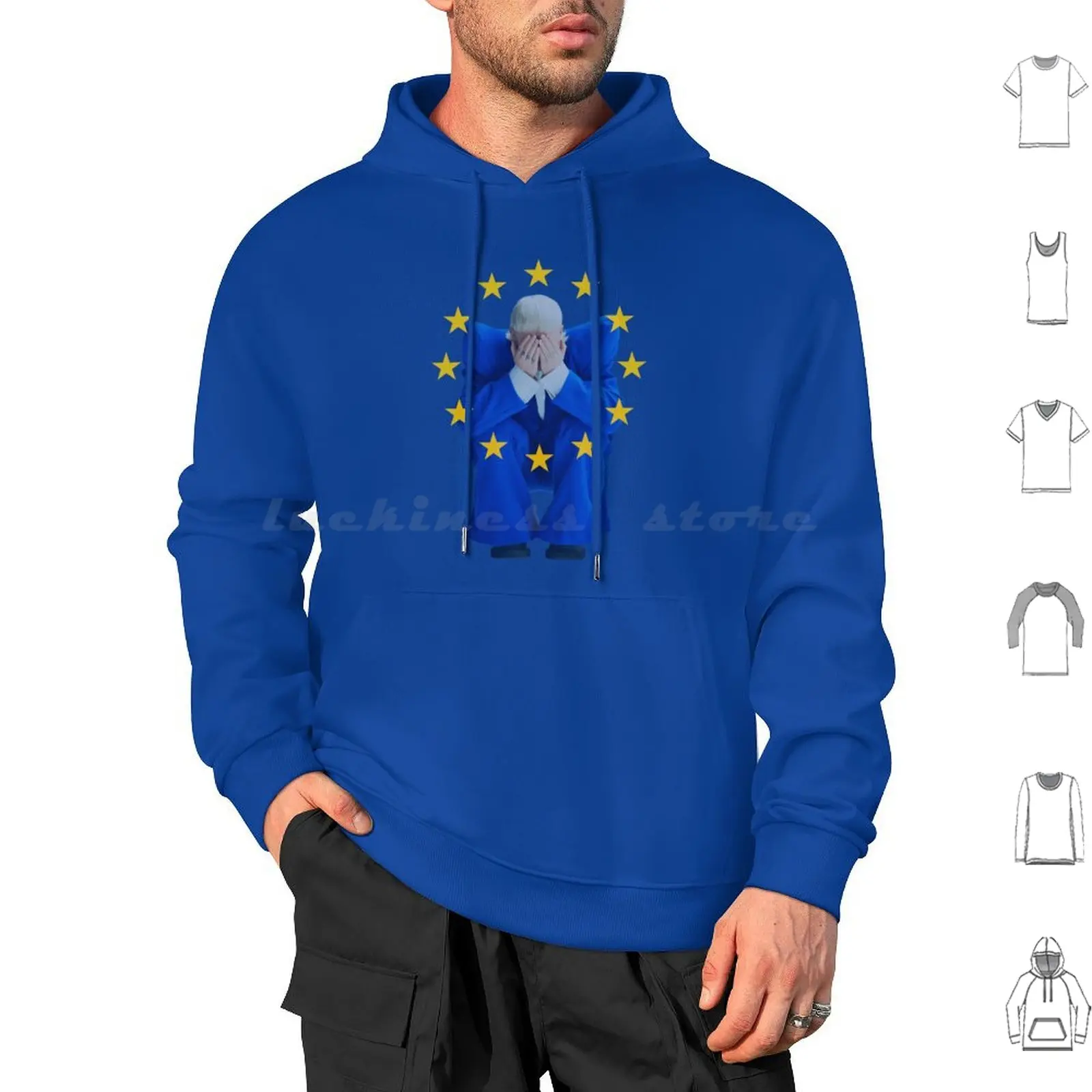 Конкурс песен 2024 Толстовки с капюшоном The Holandlands Merch с длинным рукавом The Holandland 2024 Конкурс песен Конкурс песен 2024 Esc