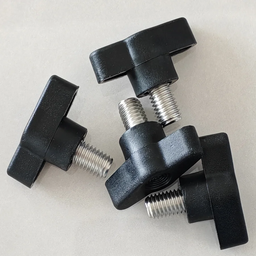 

SUS304 Stainless Steel Z-Handle Knurled Thumb Screw Bakelite Knob 27#/36# UNC 1/4-20 & Metric M4-M8 Bolts