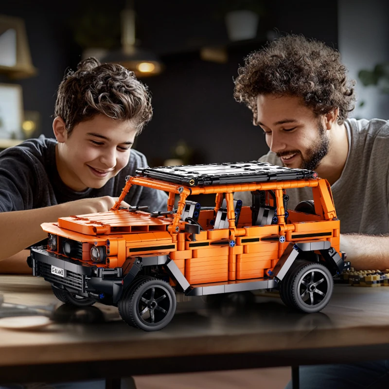 

1200 шт. набор строительных блоков для внедорожников, модель внедорожников, строительные игрушки для автомобилей, образовательный комплект STEM для детей и взрослых, подарок для мальчиков своими руками