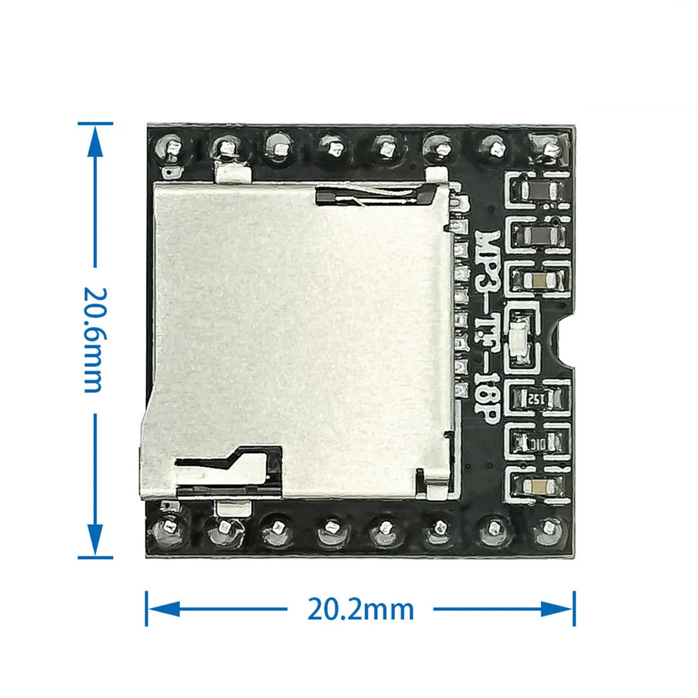 Modulo di sviluppo mini lettore MP3 Open source FOR-ARDUINO DFPLAYER