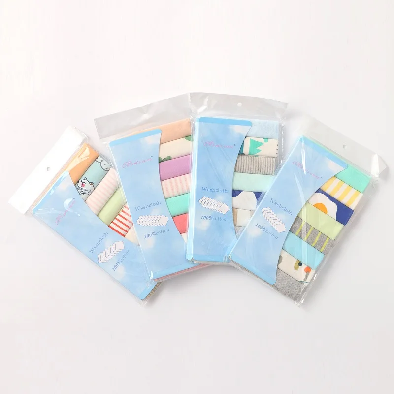 Cotton Newborn Baby Saliva Towel Nursing Towel Baby 8pcs/set 100% Boys Girls Washcloth Handkerchief Dropshipping