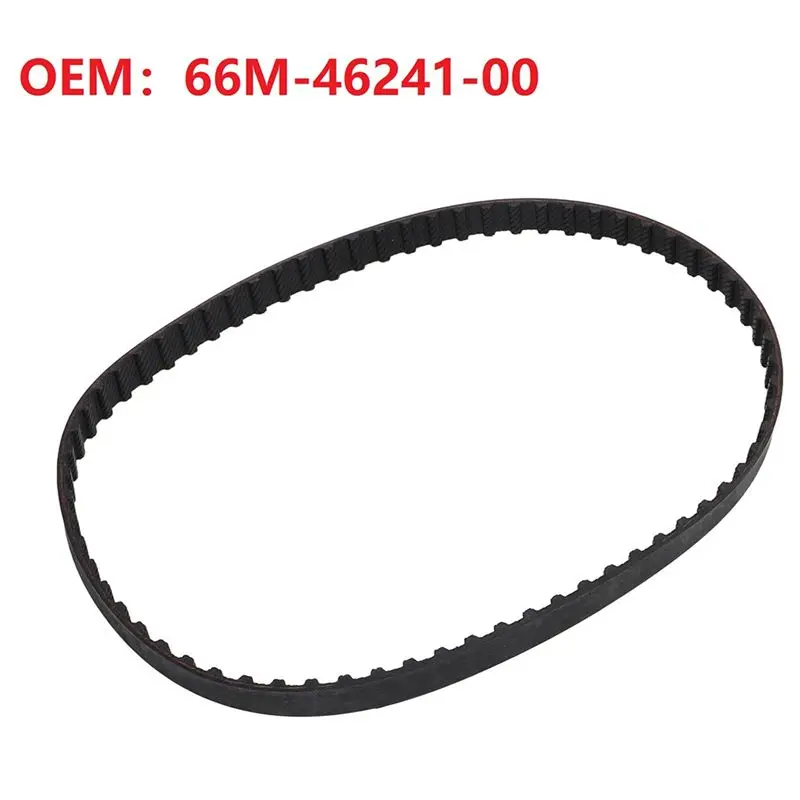 Durable-Timing Belt 66M-46241-00 For 9.9HP 15HP 4 Stroke Outboard V-Belt F9.9 T9.9 F15 Engine Parts 66M-46241-01 66M-4624