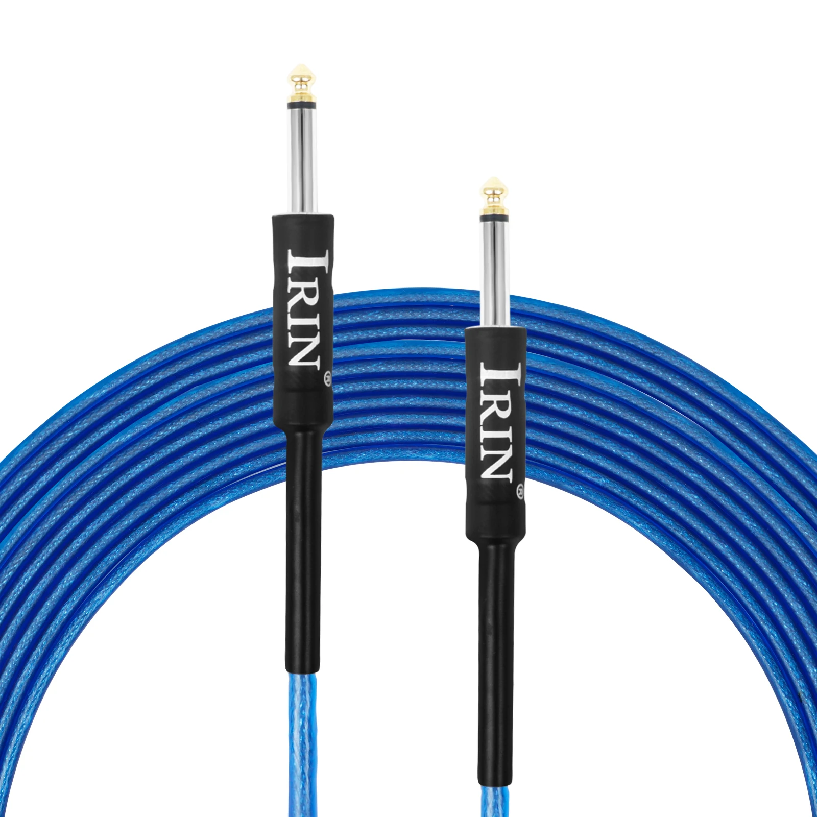 IRIN Guitar Cable 3M/6M/10M Audio Cable 6.5mm Plug Noise Reduction Line Audio Wire Cord Bass Electric Guitar Accessories & Parts