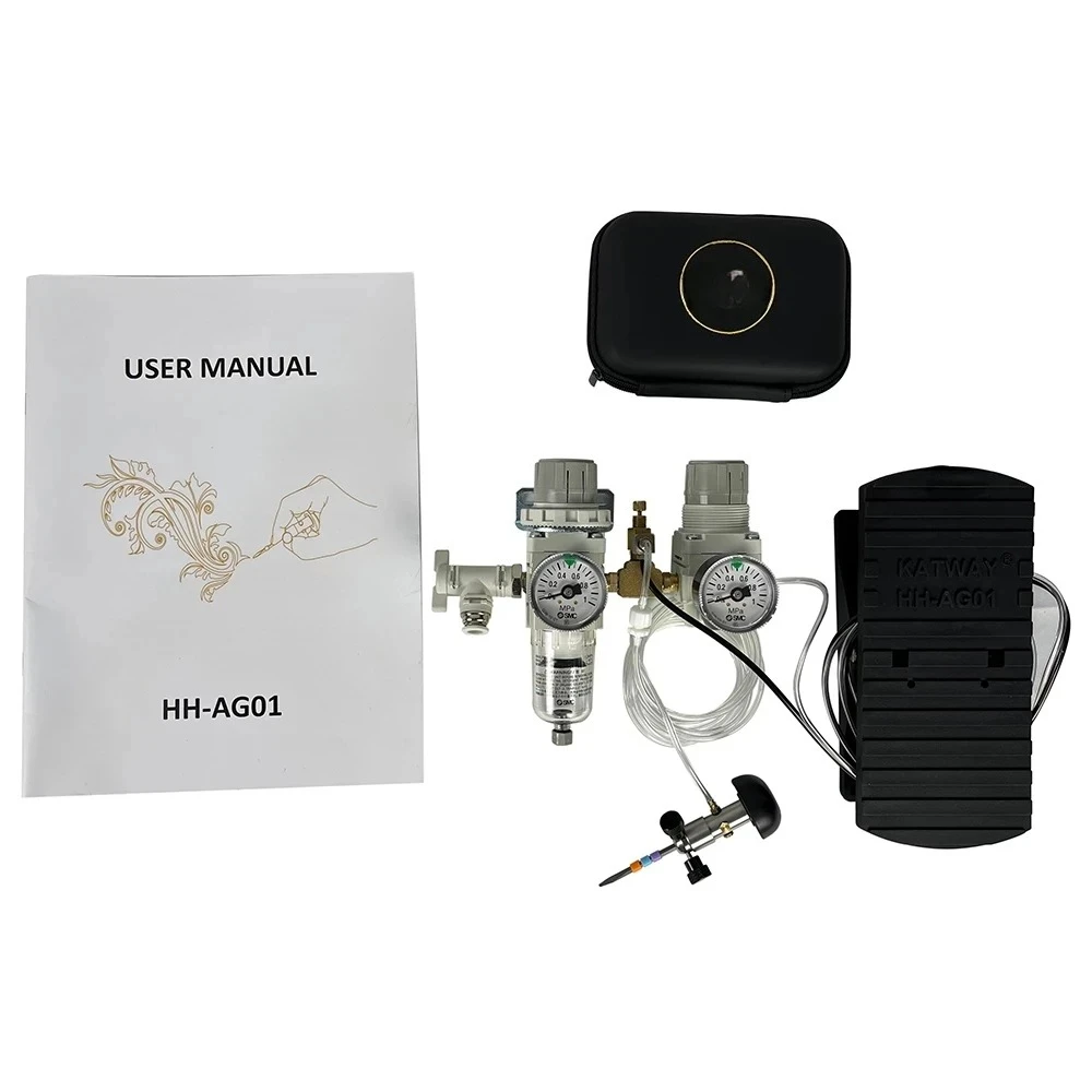 Air Graver Machine Pneumatic Jewelry Engraver Crafts Pen Graving Tools Wrought Iron Handple HH-AG01 Hand Engraving Tool
