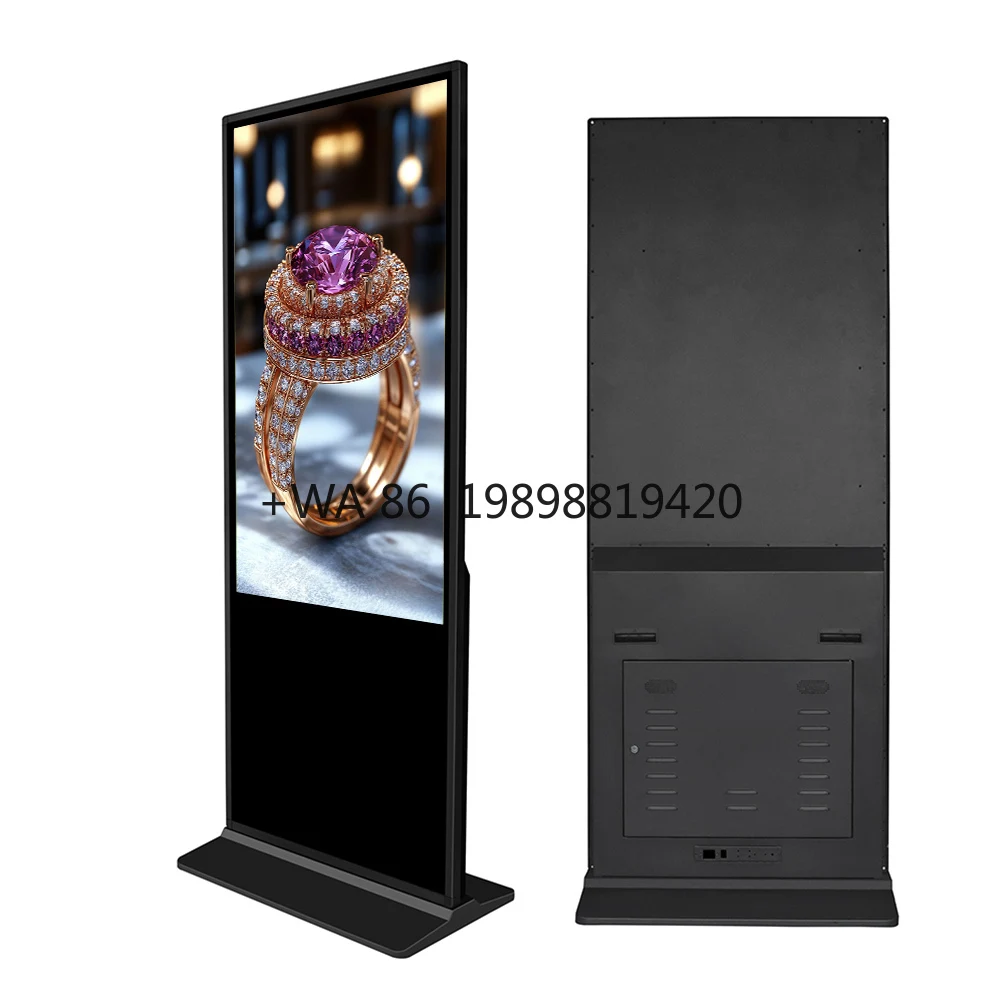 

For HDFocus 55-Inch Slim Digital Signage Totem Multi-Language Wayfinding Maps for Elevators & Education for Shopping Centers