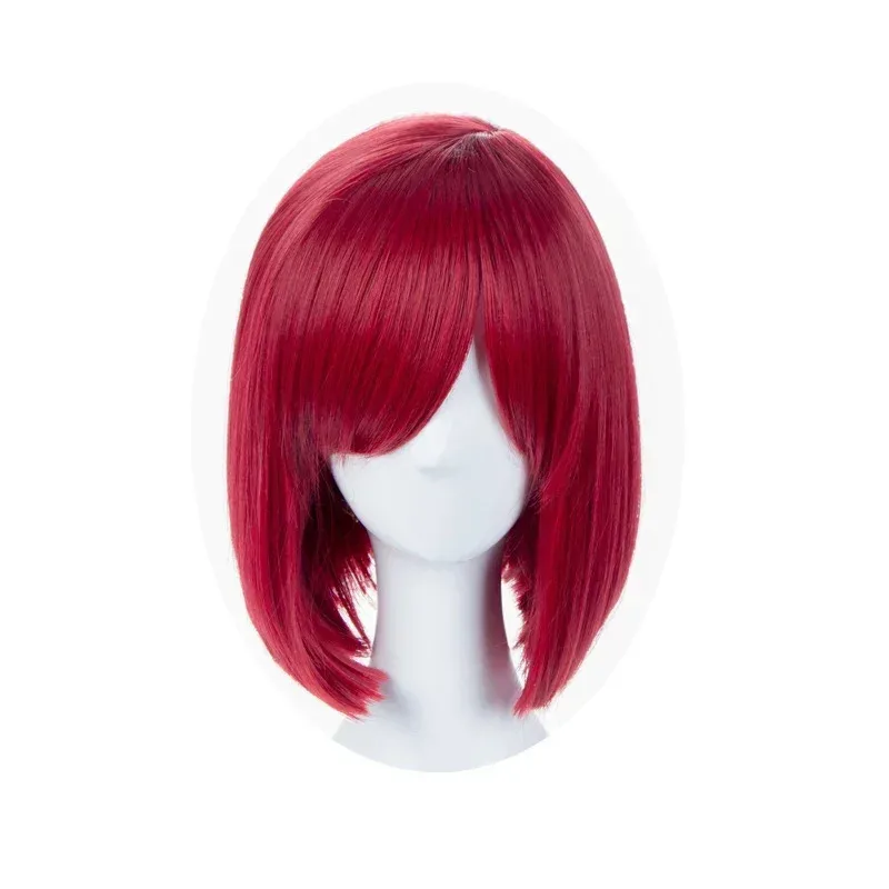 Anime Danganronpa Yumeno Himiko Full Cosplay Costume Halloween Carnival Student Uniform Cosplay Red Wig