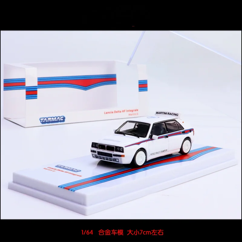 

TW Tarmac Works 1:64 Lancia Delta HF integrale Martini 6, литая под давлением модель автомобиля, детские игрушки, подарок