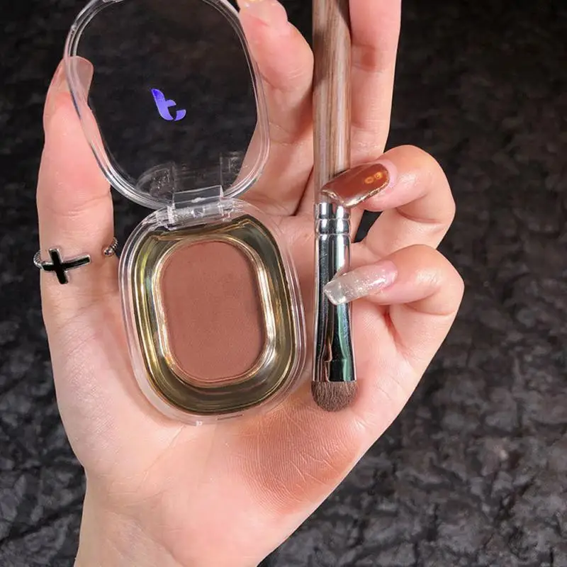 Smooth Glitter Eyeshadow Low Saturation 9 Colors Eye Cosmetics Monochrome Eyeshadow Matte Eye Shadow Gentle And Clear Waterproof