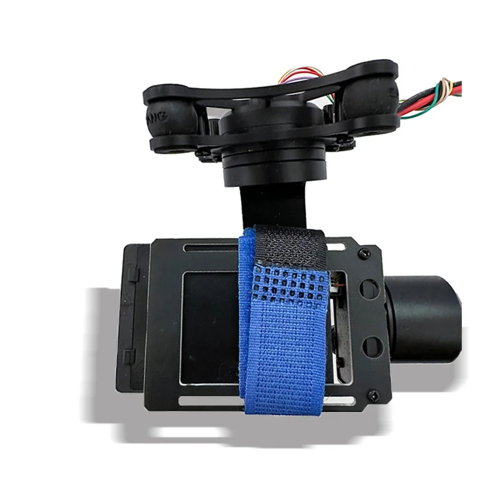 O Gimbal sem escova de 3 eixos usa três motores sem escova para estabilizar com precisão a inclinação da panela para Gopro3 Gopro4 SJ4000 Câmera DIY FPV