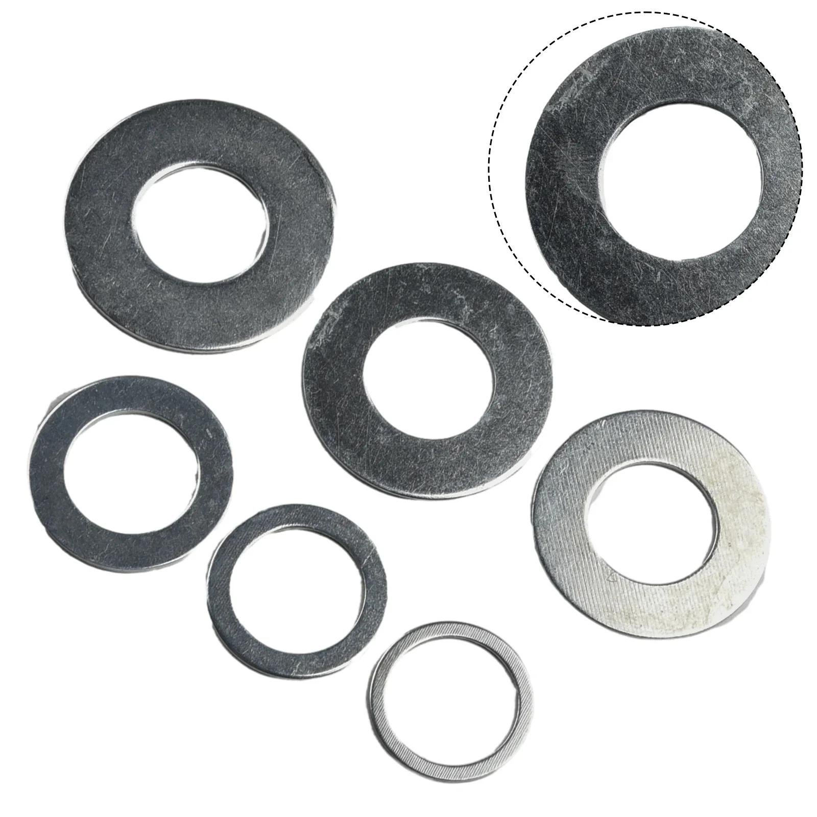 

6pcs 20-35mm Circular Saw Blade Reducing Rings Conversion Ring Cutting Disc Aperture Gasket Inner Hole Adapter Rings