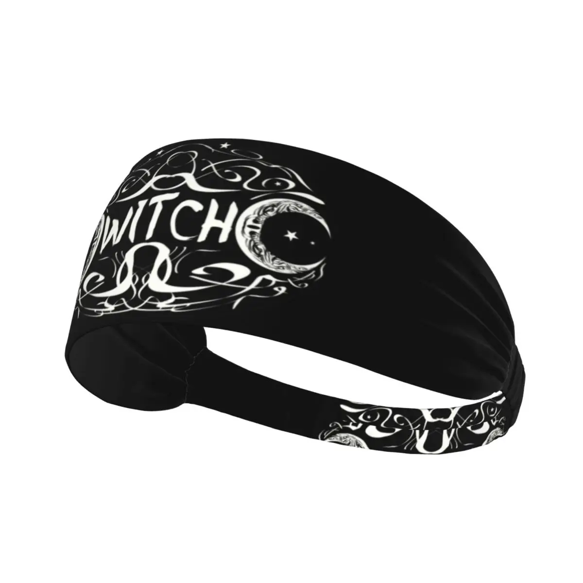 

Пользовательские ободки Witch Tripple Moon для спортзала, баскетбольные Нескользящие эластичные влагоотводящие повязки для мужчин и женщин
