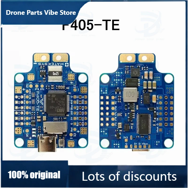 

Fy1pcs for Mateksys Matek Systems F405-TE Flight Controller FC STM32F405RGT6 SPL06 OSD SD slot RC Multirotor FPV Racing Drone