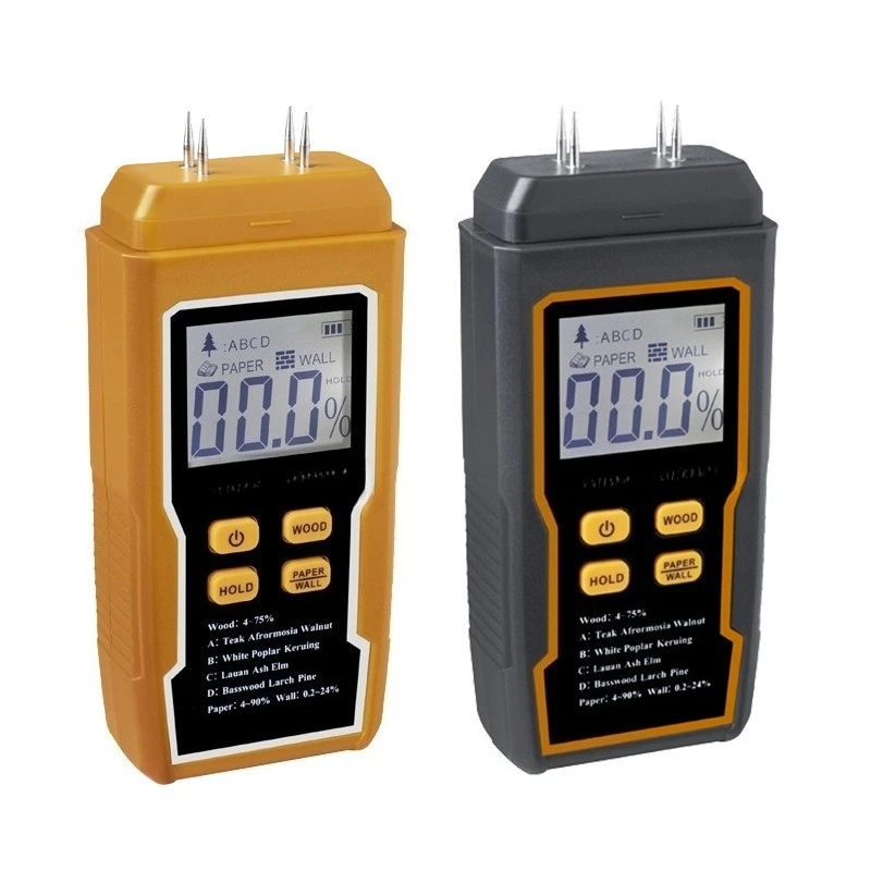 

Wall moisture tester Wall, cement hygrometer Wood moisture humidity tester