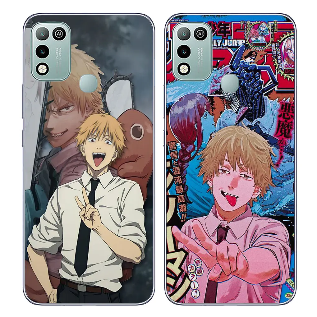 Chainsaw Man Gir Denji Makima Cover for Motorola Moto Edge 40 Pro 30 neo 20 Fusion Ultra G200 E22 E40 E30 E22I Casing Phone Case