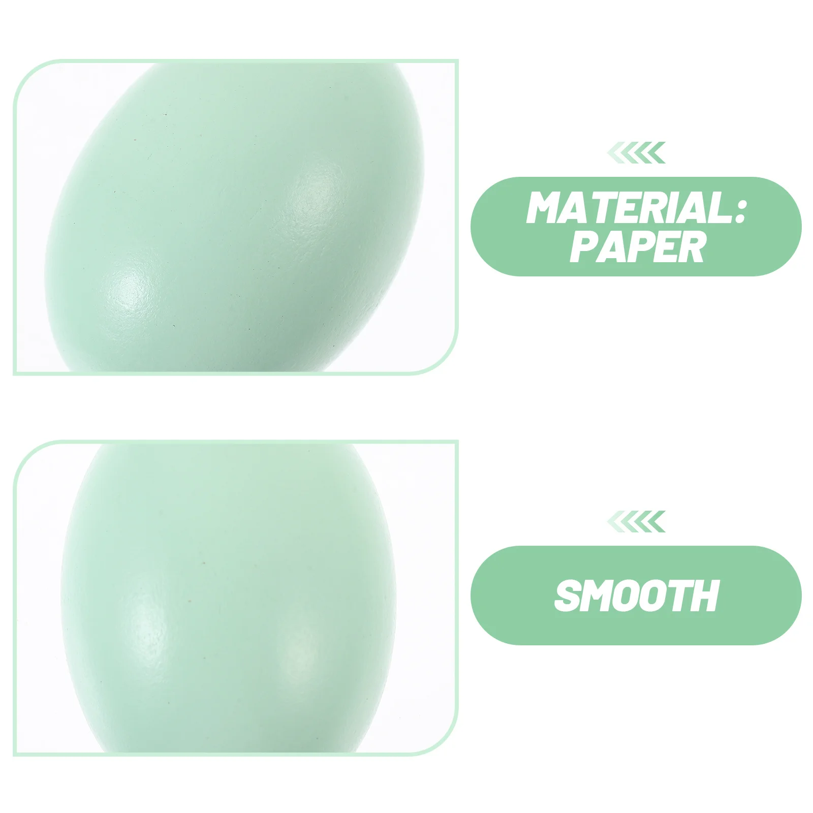 

10Pcs Paintable Wooden Eggs Craft Decorations for Easter Art Projects DIY Home Classroom Activities Blank Simulation Egg Props