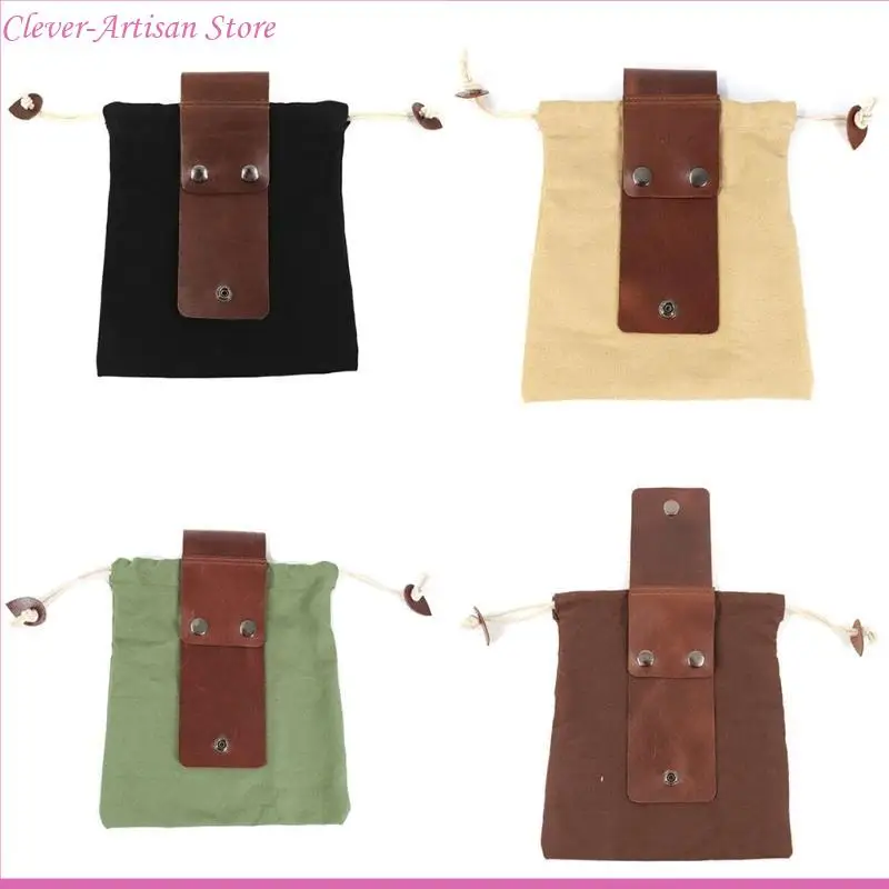 E06B Przenośne składane 23x21 Cowhide + Canvas Garden Tools Picking SA-CK