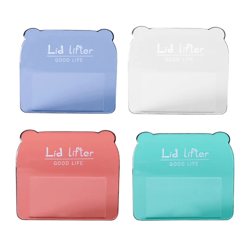 

Portable Nordic Transparent Toilet Seat Lifter Toilet Lifting Device Avoid Touching Toilet Lid Handle WC Accessories