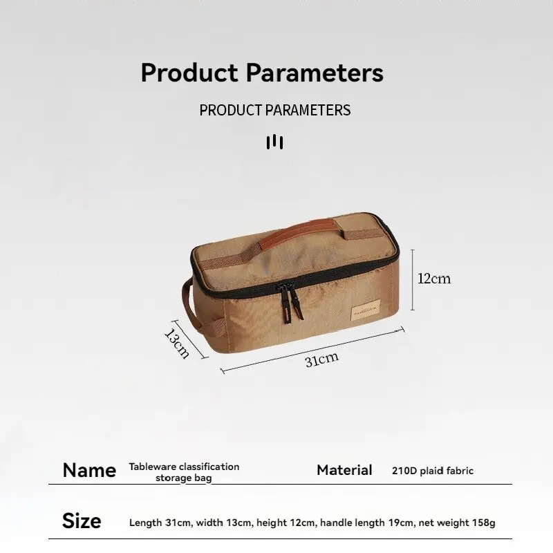 SUNDICK Tableware Classification Storage Bag, Stove Head Gas Cylinder Storage Bag, Miscellaneous Bag, Handheld Sorting Bag