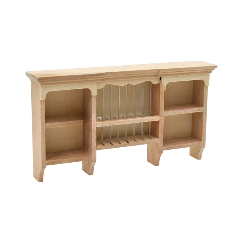 J2HD Doll House Decoration Kitchen Furniture Wall Mount Cabinet Craft Project Display