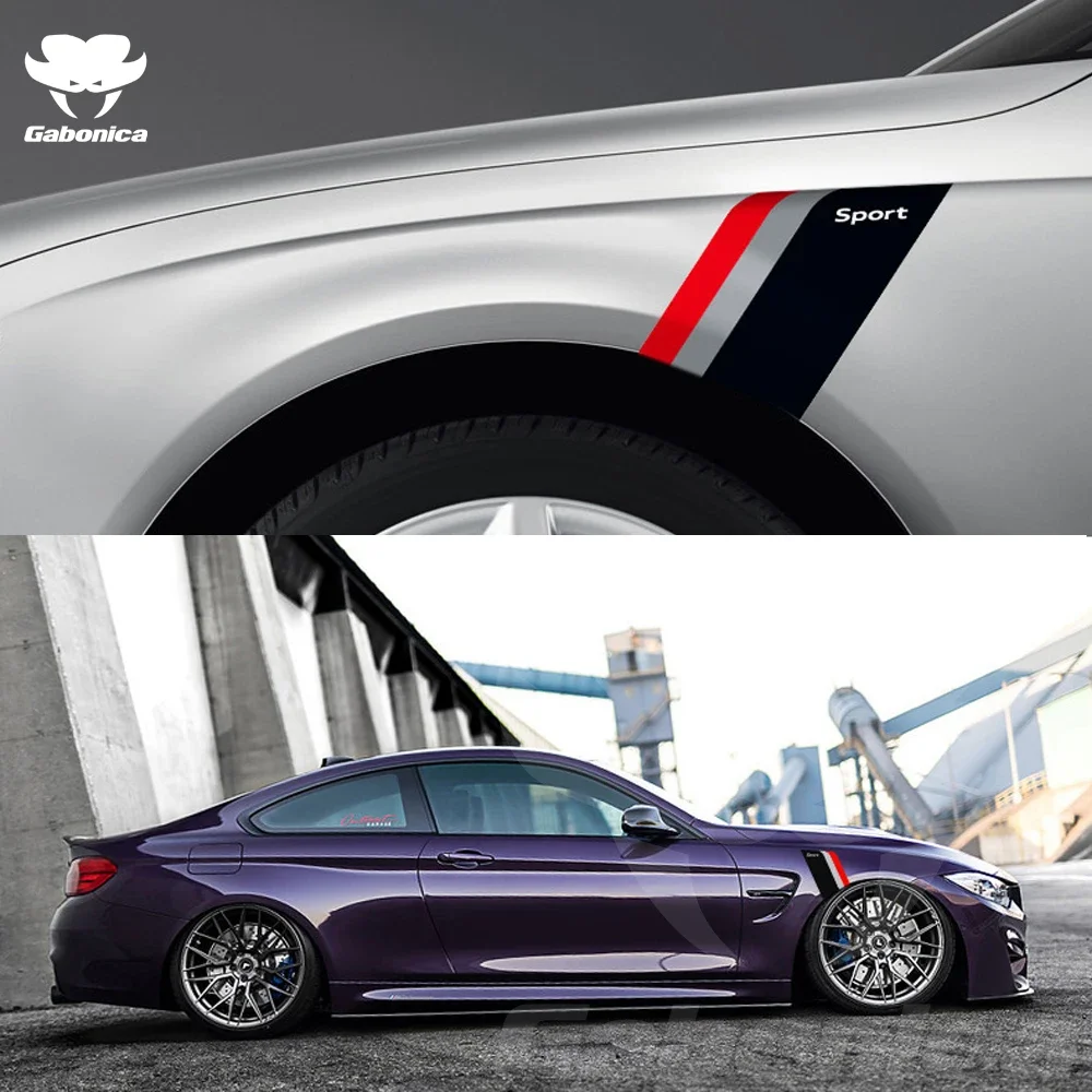 New Wheel Eyebrow Car Sticker For Audi Volkswagen VW Ford BMW Toyota Honda Benz Renault Auto Body Decal Car Tuning Accessories