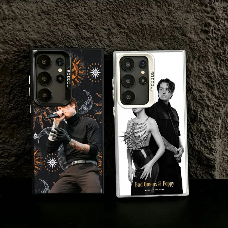 Band B-Bad O-Omens Phone Case for Samsung S26 Ultra S25 Edge S24 FE S23 FE S22 Plus Galaxy S21 S20 Cover Back Anti-fall Pattern
