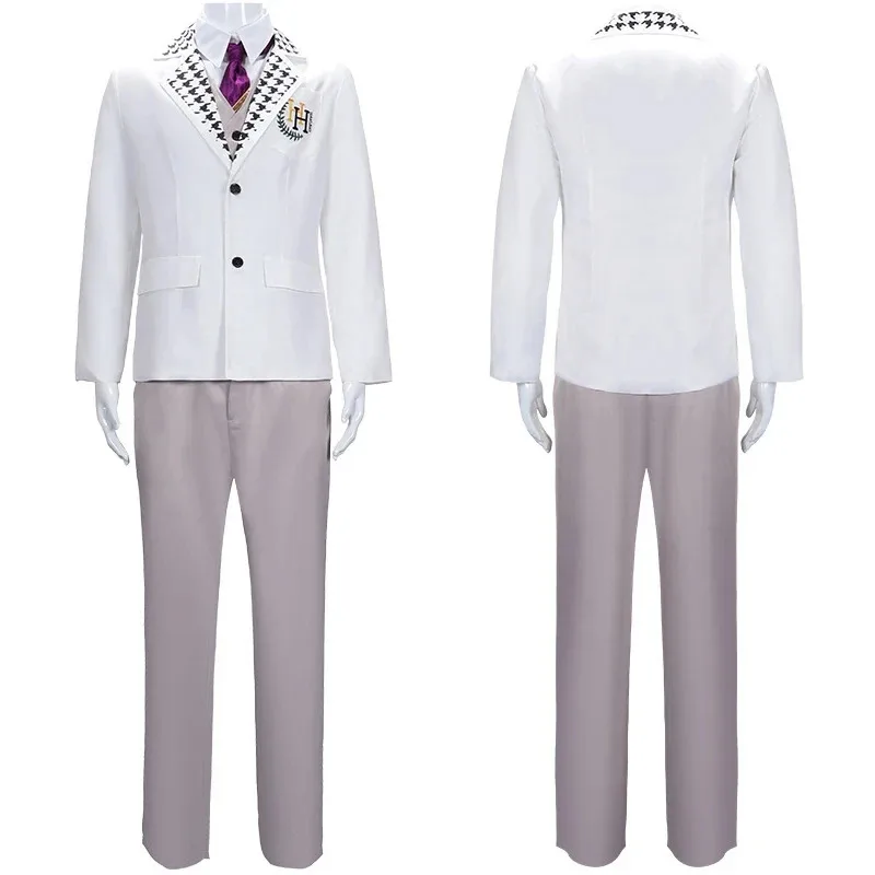 

CyAnime BLUE LOCK Cosplay Reo Mikage Cosplay Costume Episode Nagi DK School Uniform Reo Mikage Wig Halloween White Suit Man Woma
