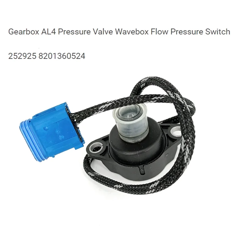 

Auto Gearbox AL4 Pressure Valve Wavebox Flow Pressure Switch For 206 307 308 407 Citroen C4 C5 252925 8201360524