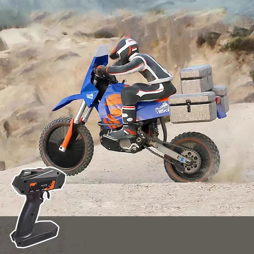 PDracing 1/4 RTR 2S Afstandsbediening Motorfiets Off-road Racing Elektrische Borstelloze RC Model Motorfiets Volwassen Kinderspeelgoed
