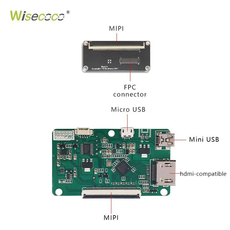 Imagem -04 - Display Lcd vr para Headconjunto Mipi Driver Board 2k Tela Ips Faça Você Mesmo Cv1 Wisecoco Hmd Ls055r1sx04 55