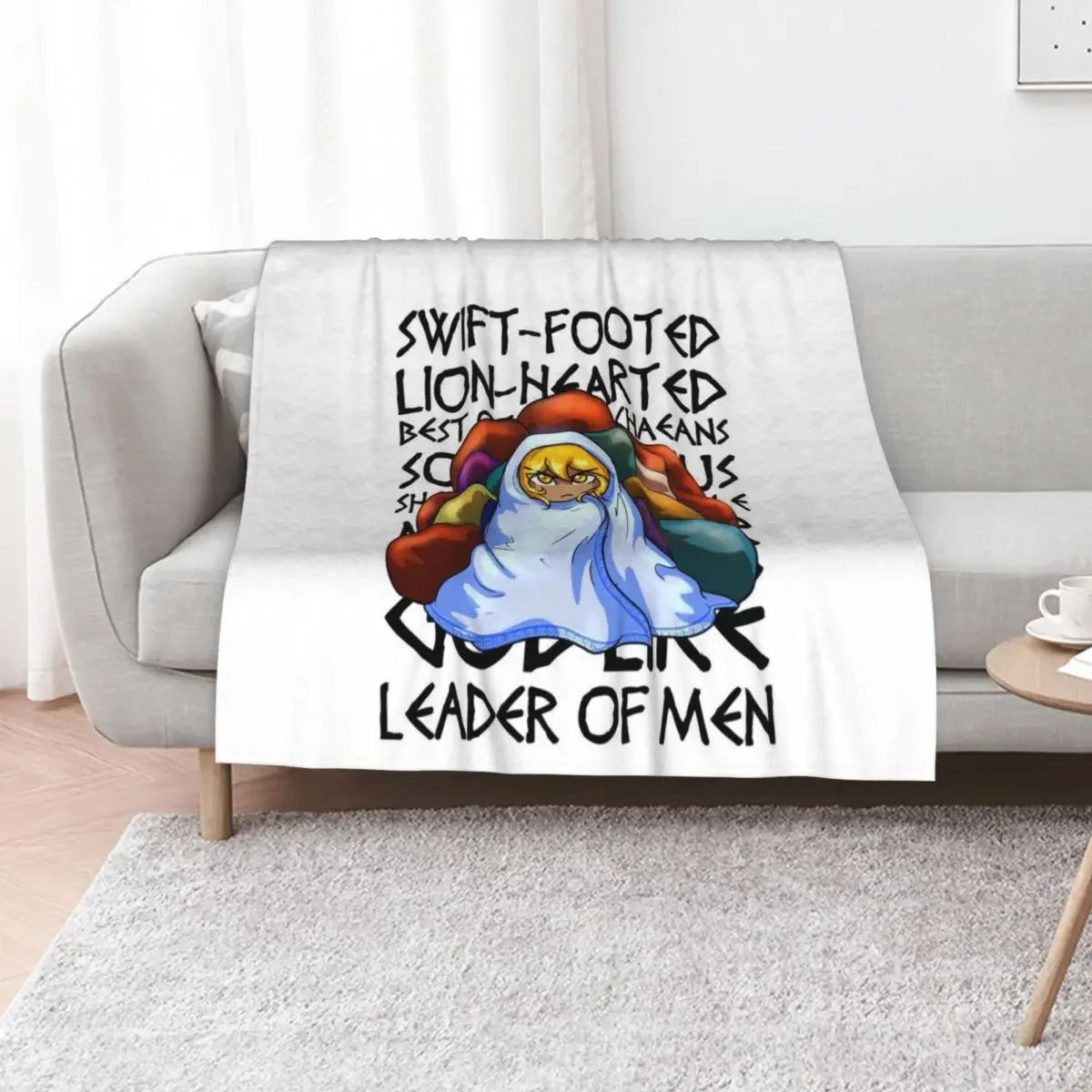 

Epithets of Achilles Throw Blanket Soft Big Summer Beddings Polar For Decorative Sofa Blankets