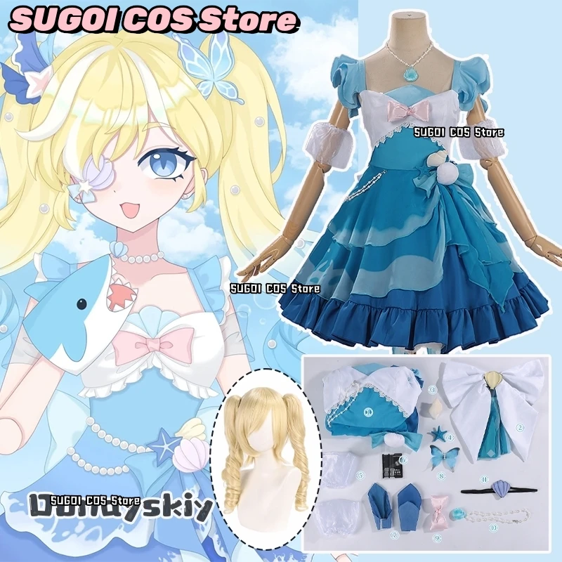 

Egg party Mute Girl Cosplay Lolita Dress Costume Stella New Summer Outfits Kawaii Lolita Clothing Women Girls Halloween Disguise