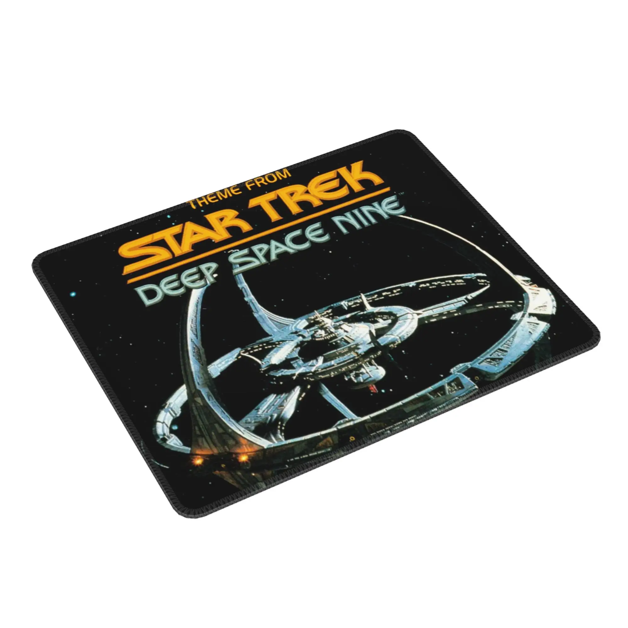 Stars Treks Deep Space Nine Space Station Mouse Pad Computer Keyboard Mouse Mat Gaming PC Laptop Desk Mat Accessories Table Mats