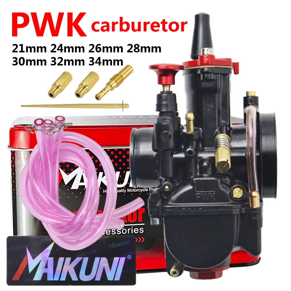 

High Quality 21 24 26 28 30 32 34mm MAIKUNI PWK carburetor for 2T 4T engine motorcycle scooter UTV ATV universal