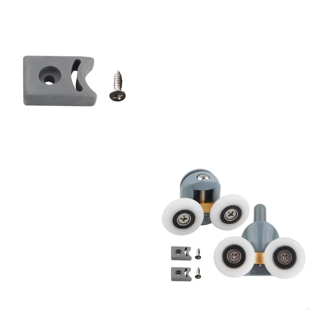 

Шкины раздвижных стеклянных дверных шкивов замены душевые дверные колеса Верхние нижние ролики