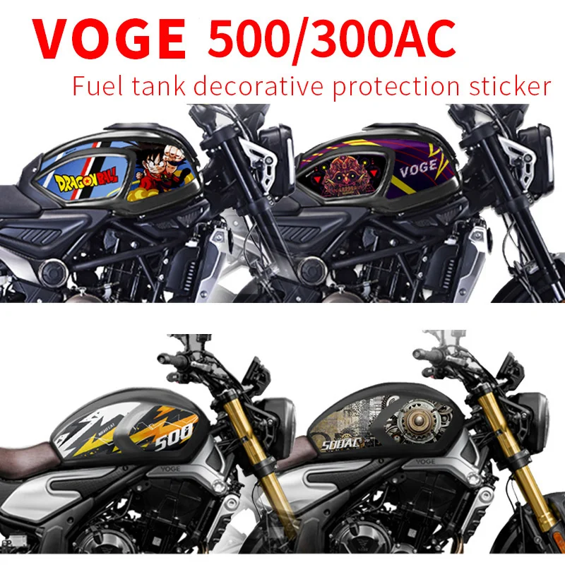 Motorcycle Fuel Tank, Retrofitting Sticker, Voge 500ac Body Decal, Small Version, Side Decal for 300ac