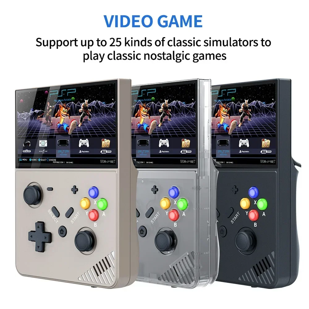 M18 64G/128G Handheld Game Console 20000+/30000+Game 4.3in LCD Screen Retro Video Game Console Birthday Gifts for Boys and Girls