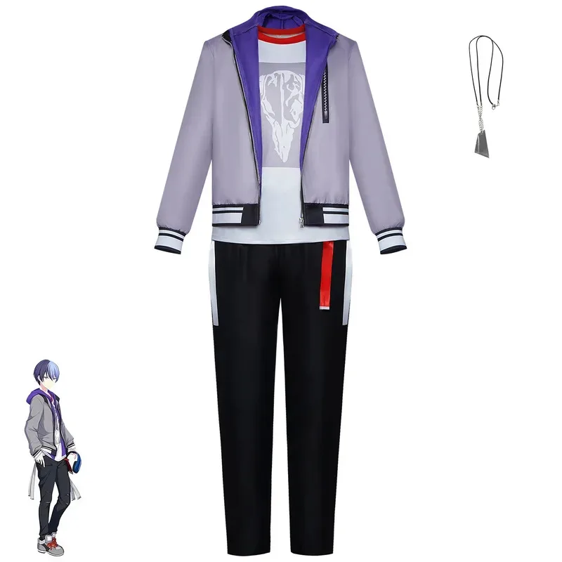 

Project Sekai Colorful Stage Vivid BAD SQUAD BAD DOGS Toya Aoyagi Cosplay Costume Wig Anime PJSK School Uniform Halloween Outfit