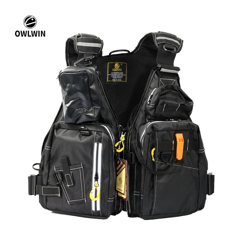 

Lure fishing vest rock fishing lure suit raft fishing adult multi pocket large buoyancy surfing, sailing windsurfing water