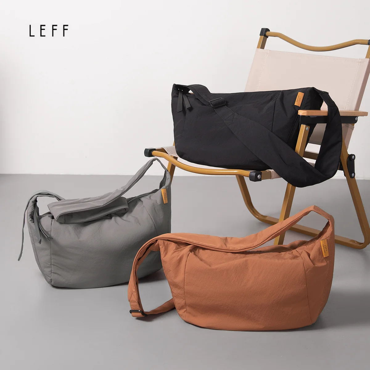 

Сумка LEFF Cross для женщин, нейлоновые водонепроницаемые сумки через плечо высокого качества, большая вместительная уличная сумка, дорожные сумки на плечо для поездок на работу